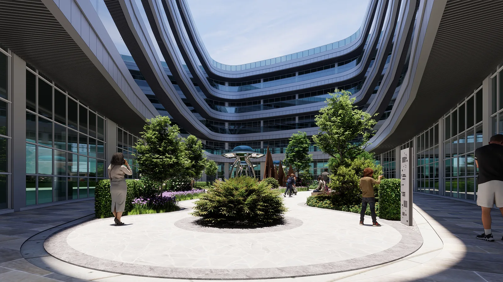 Central Garden Atrium — design visualization 2