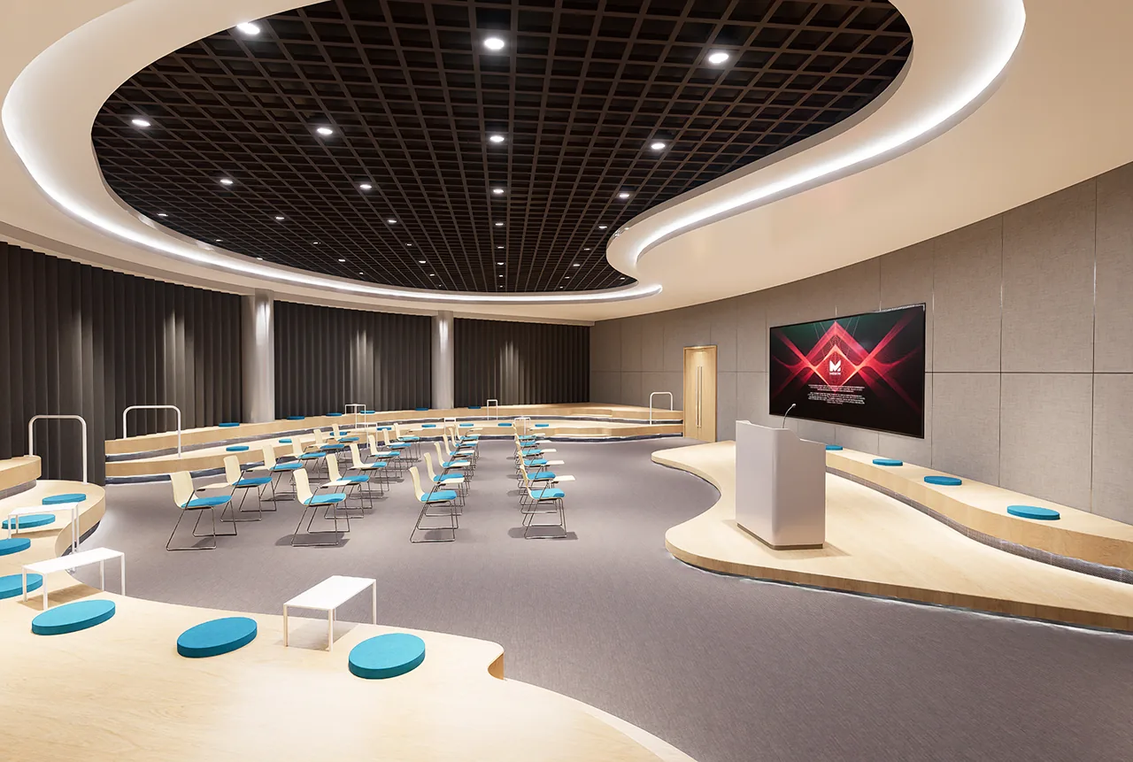 Innovation Summit Lecture Hall — design visualization 1
