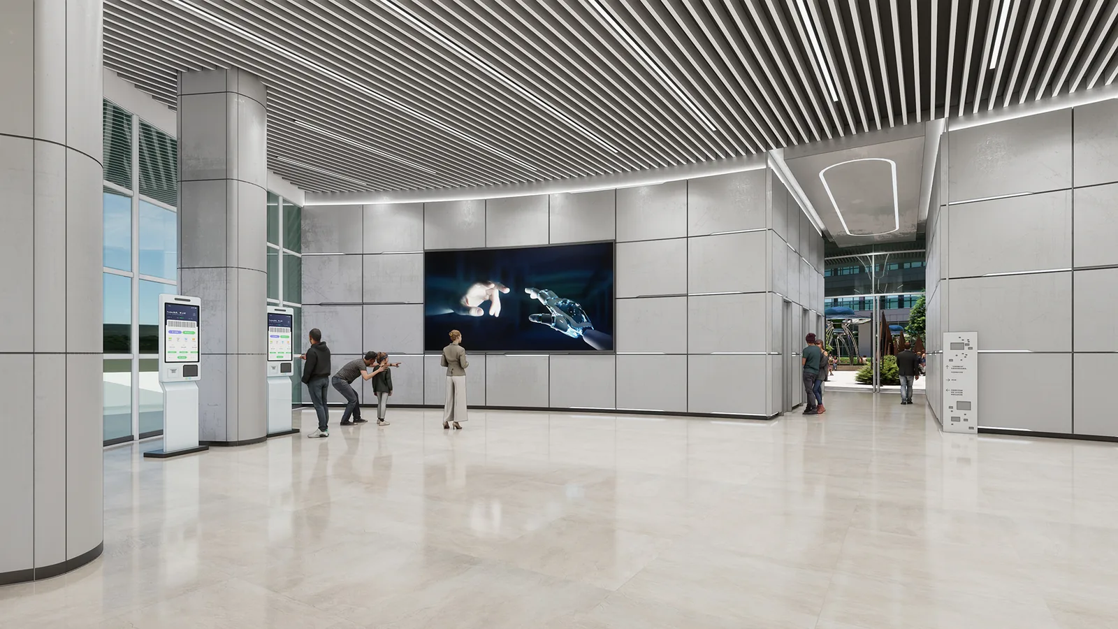 Main Building Lobby — design visualization 3