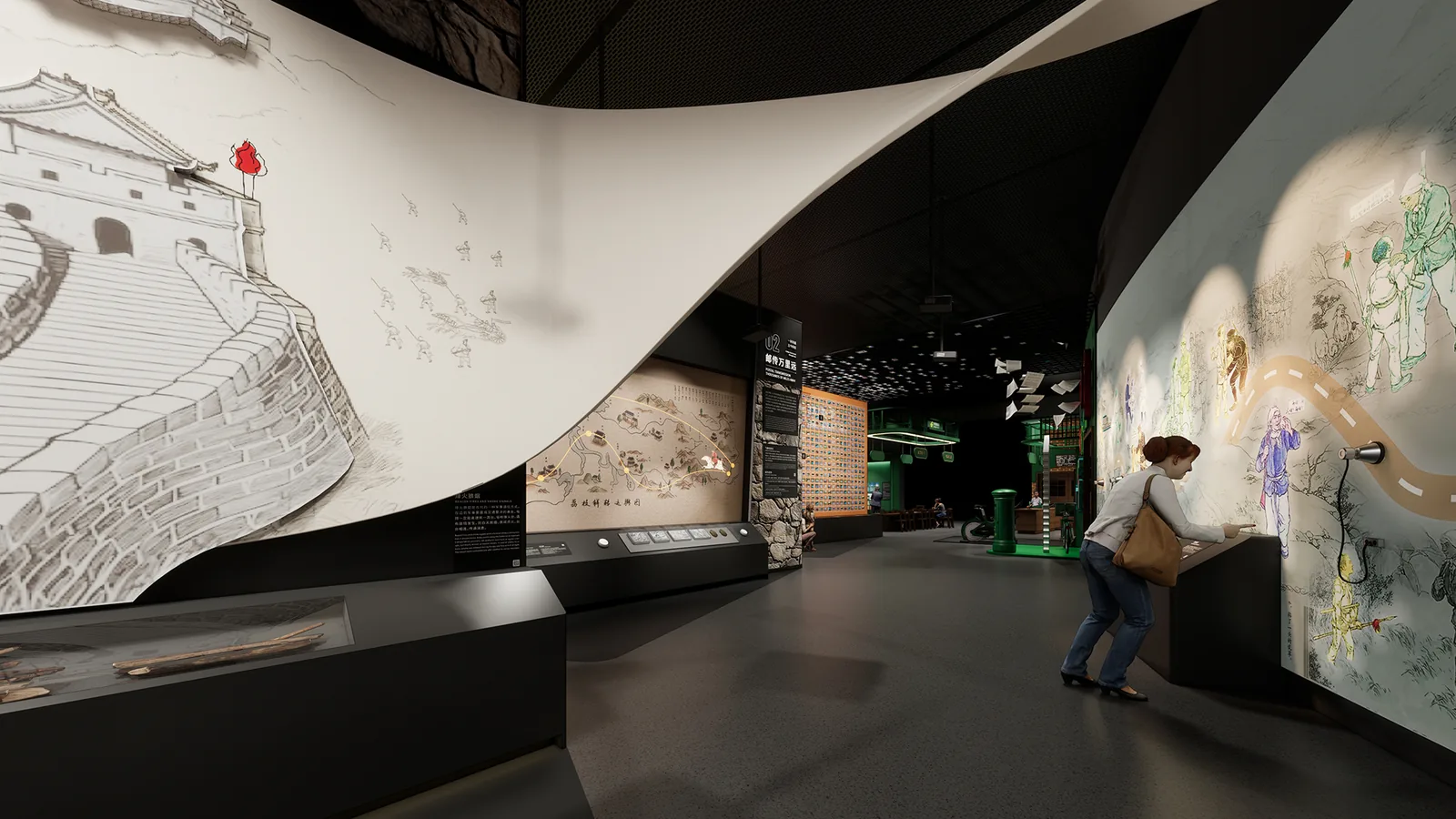 Communications Technology Gallery — design visualization 1