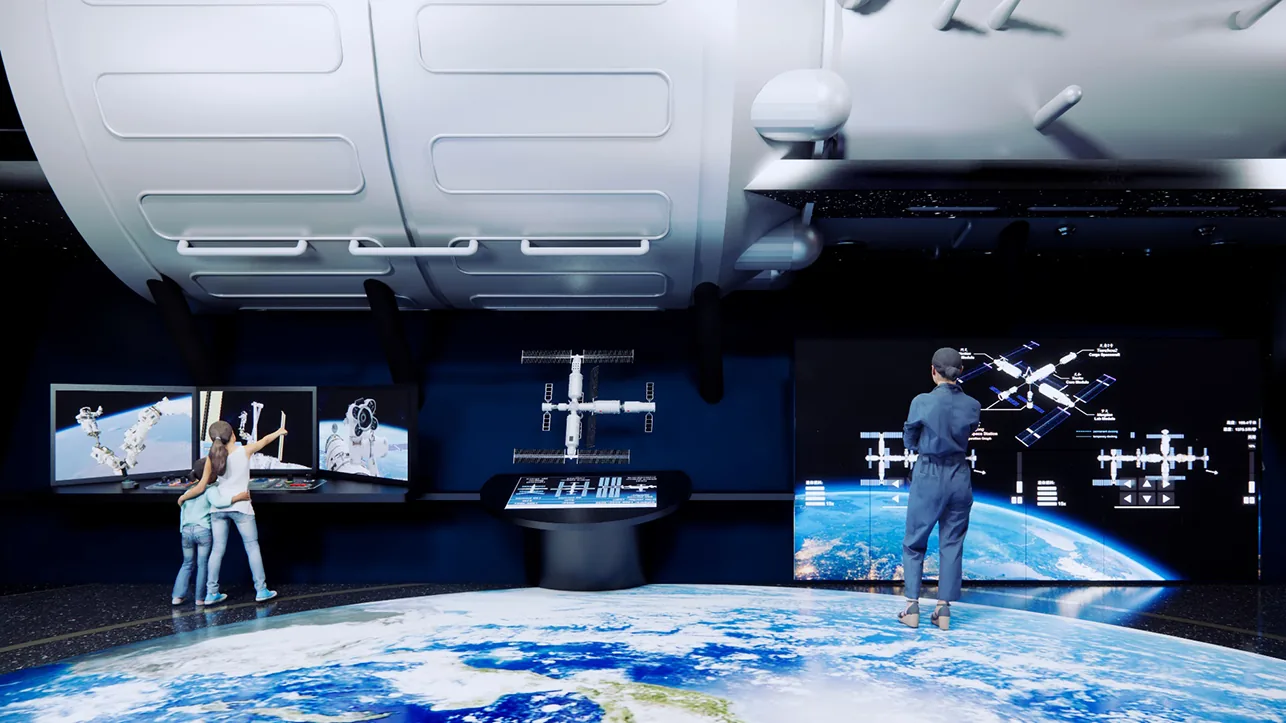 Space Exploration Gallery — design visualization 2