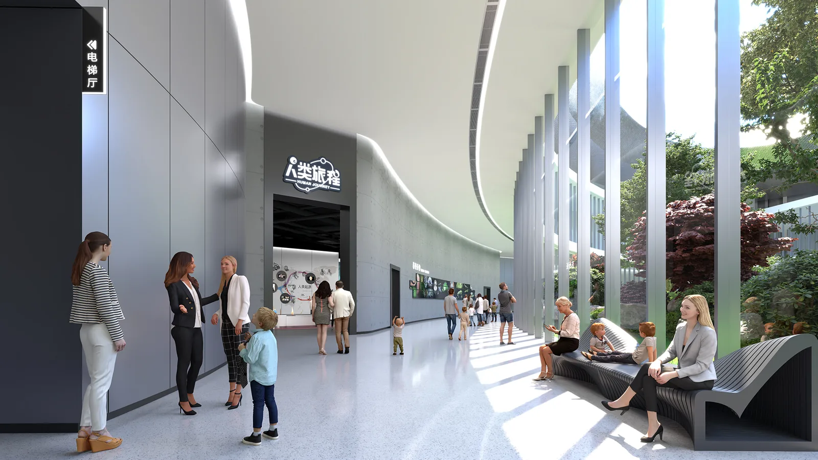 Human Journey Gallery — design visualization 1