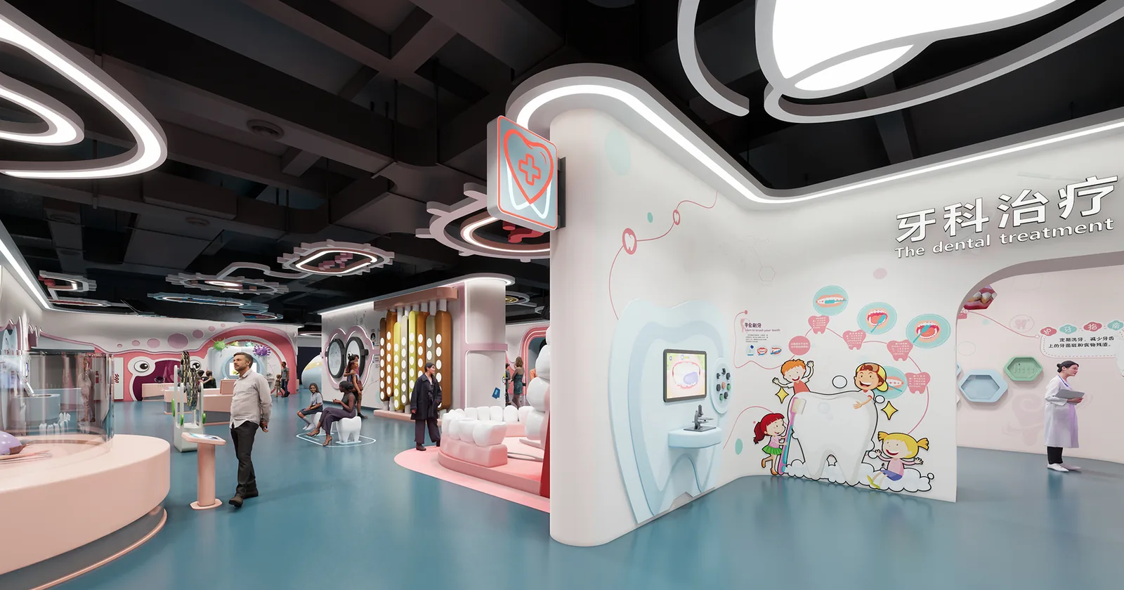 Eyes and Teeth Gallery — design visualization 1