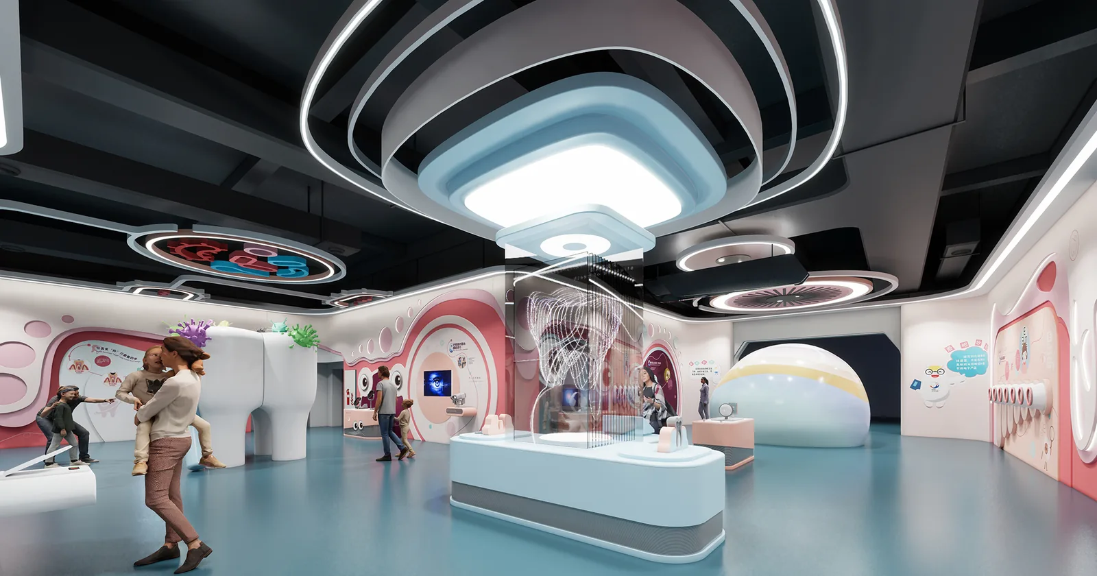 Eyes and Teeth Gallery — design visualization 2