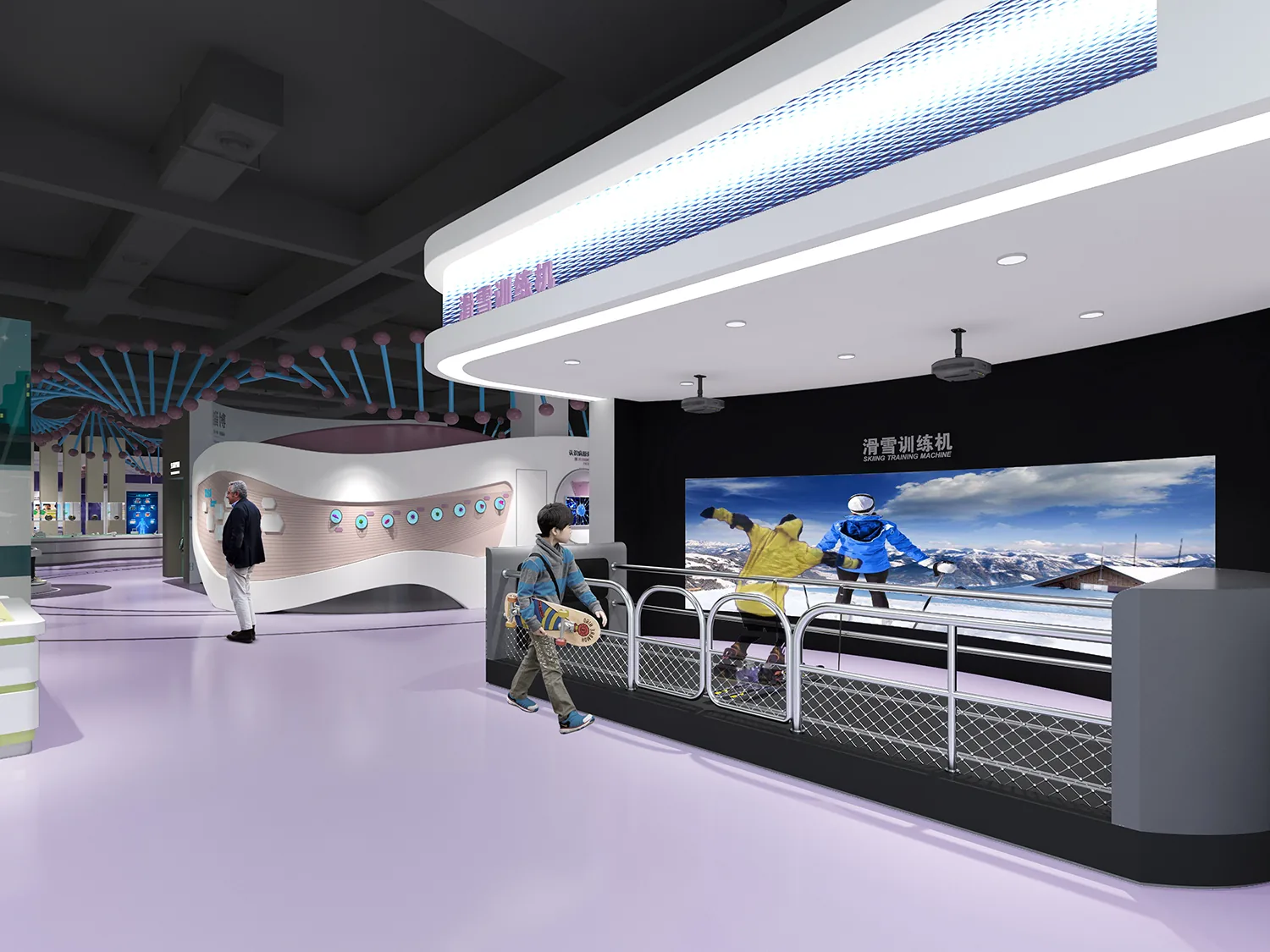 Life and Health Gallery — design visualization 1