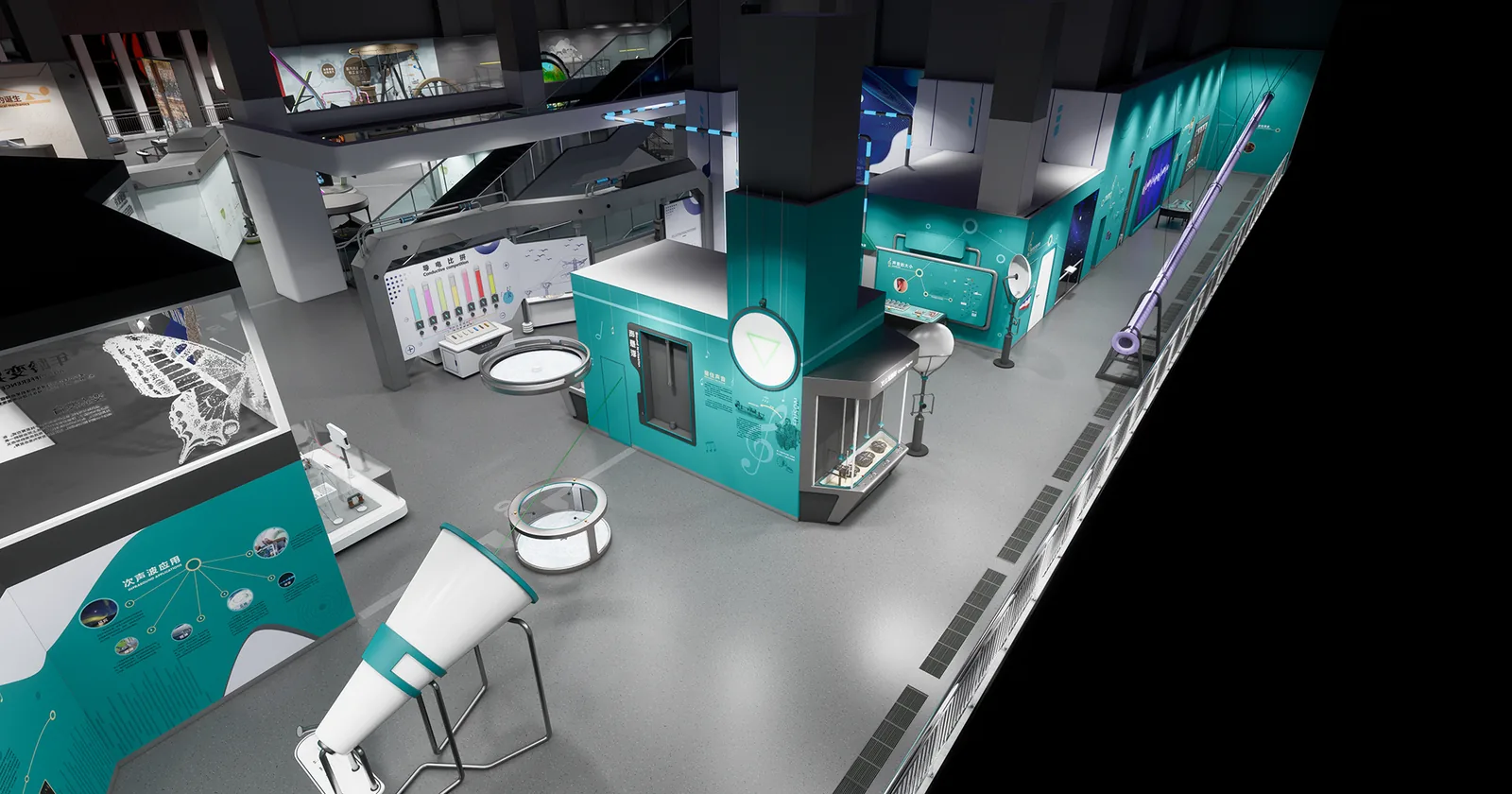 The Doppler Effect and Waves — detailed exhibit design visualization 3