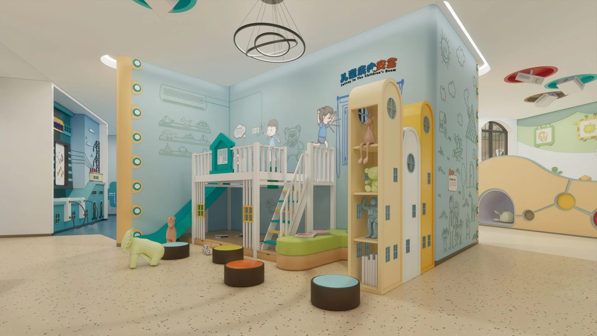 A child’s world of science — gallery design visualization