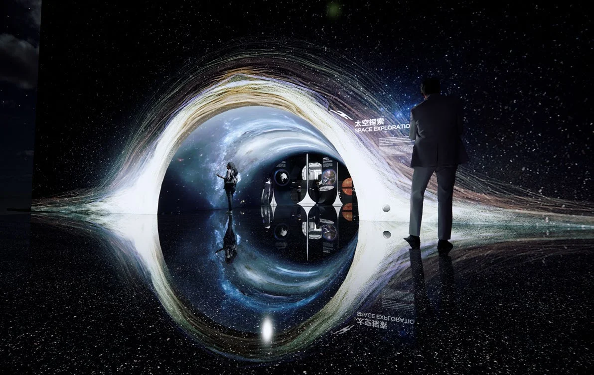 Exploring the universe — gallery design visualization